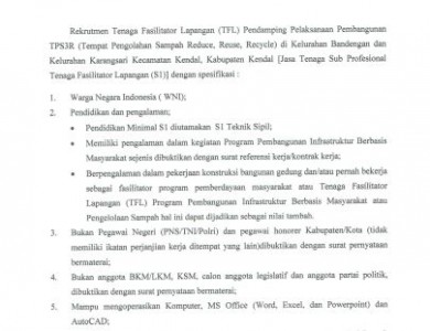 REKRUTMEN FASILITATOR